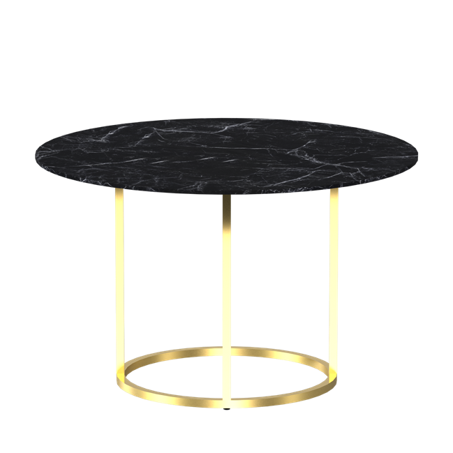 Gold Arc Dining Table
